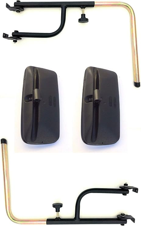 Easy Link 2 Specchietti Laterali Universali Per Camion, 36 X 18 Cm, Montaggio Universale, Concavi, Per Tubi, Per Camion