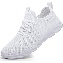 Damyuan Mens Running Walking Tennis Trainers Casual Gym Athletic Fitness Sport Shoes Fashion Sneakers Ligthweight Comfortable Working Outdoor Flat Shoes for Jogging