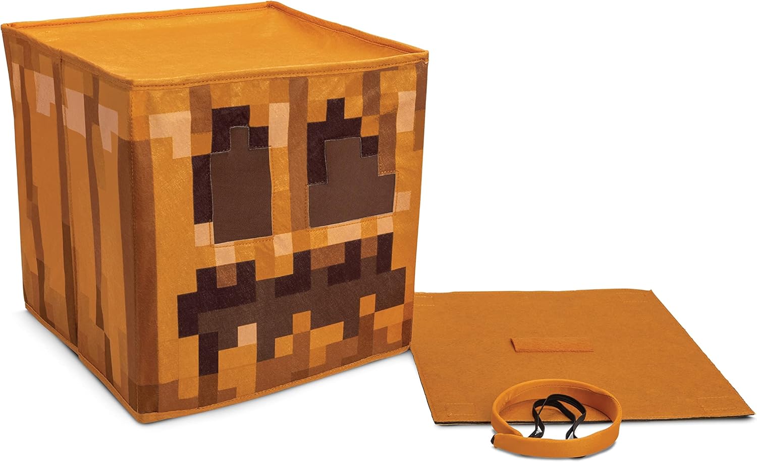 Disguise Minecraft Block Head Costume Headpiece, Official Minecraft Costume Accessories, Single Size Costume Mask