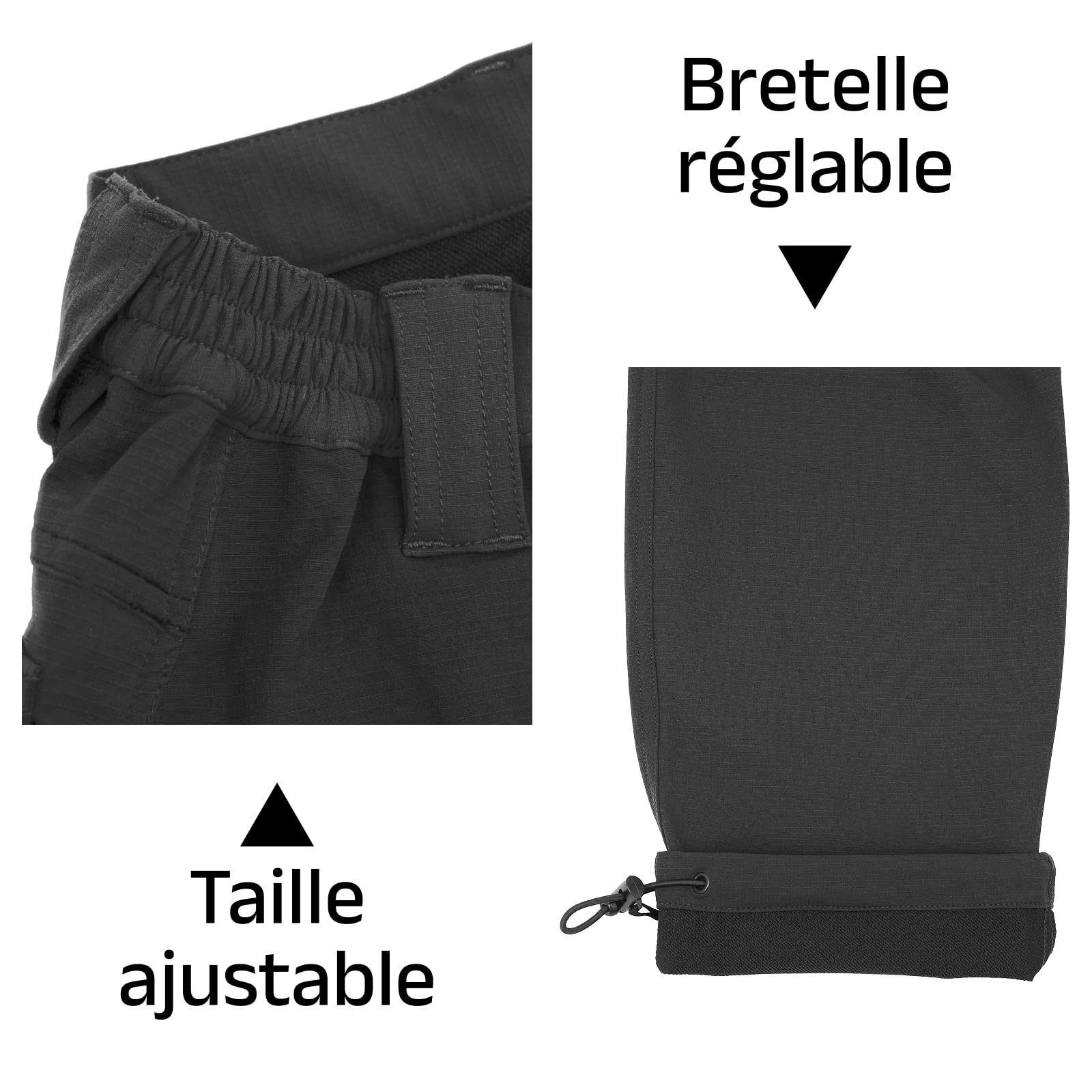 WORK IDEA Pantalon Homme Outdoor Imperméable - Softshell Respirant pour Randonnée, Trekking et Loisirs