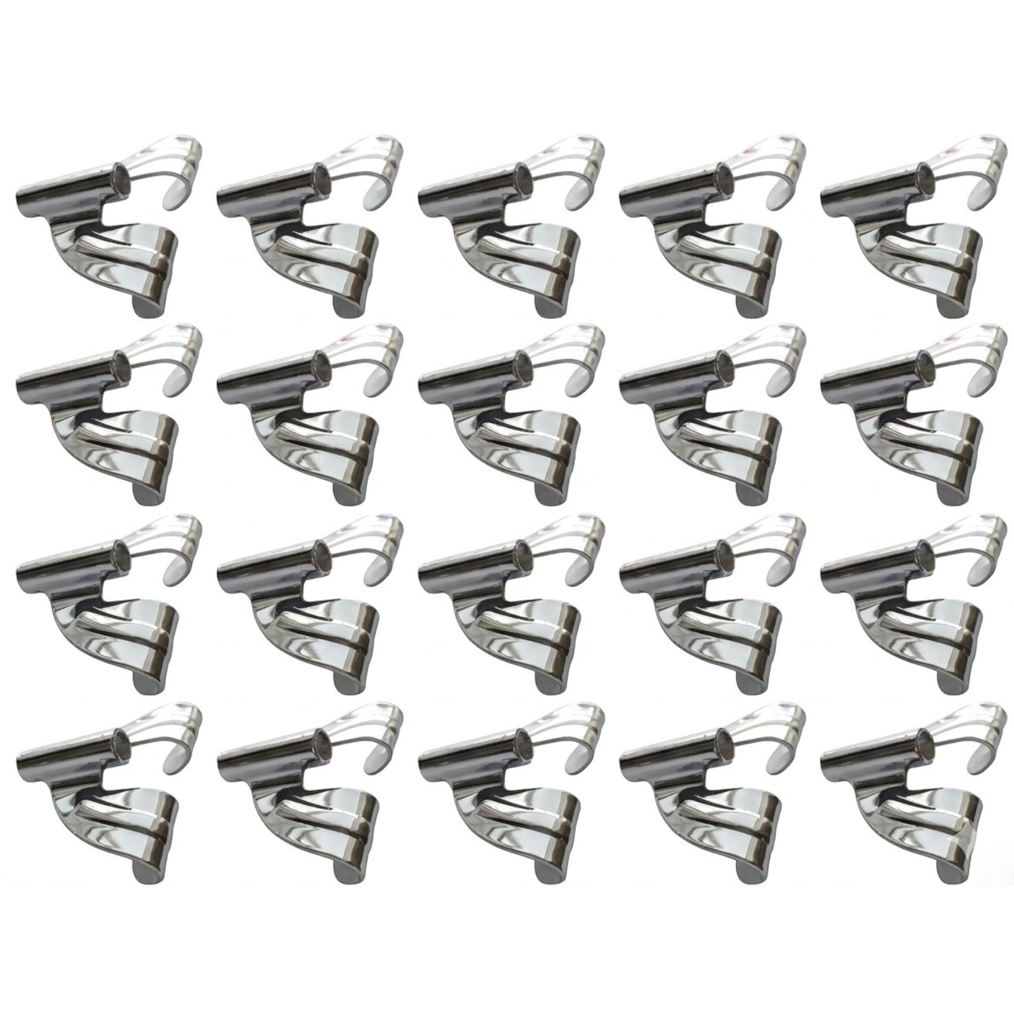ROSS Percussion Bassdrum-Klauen Vintage Butterfly 20 Pack