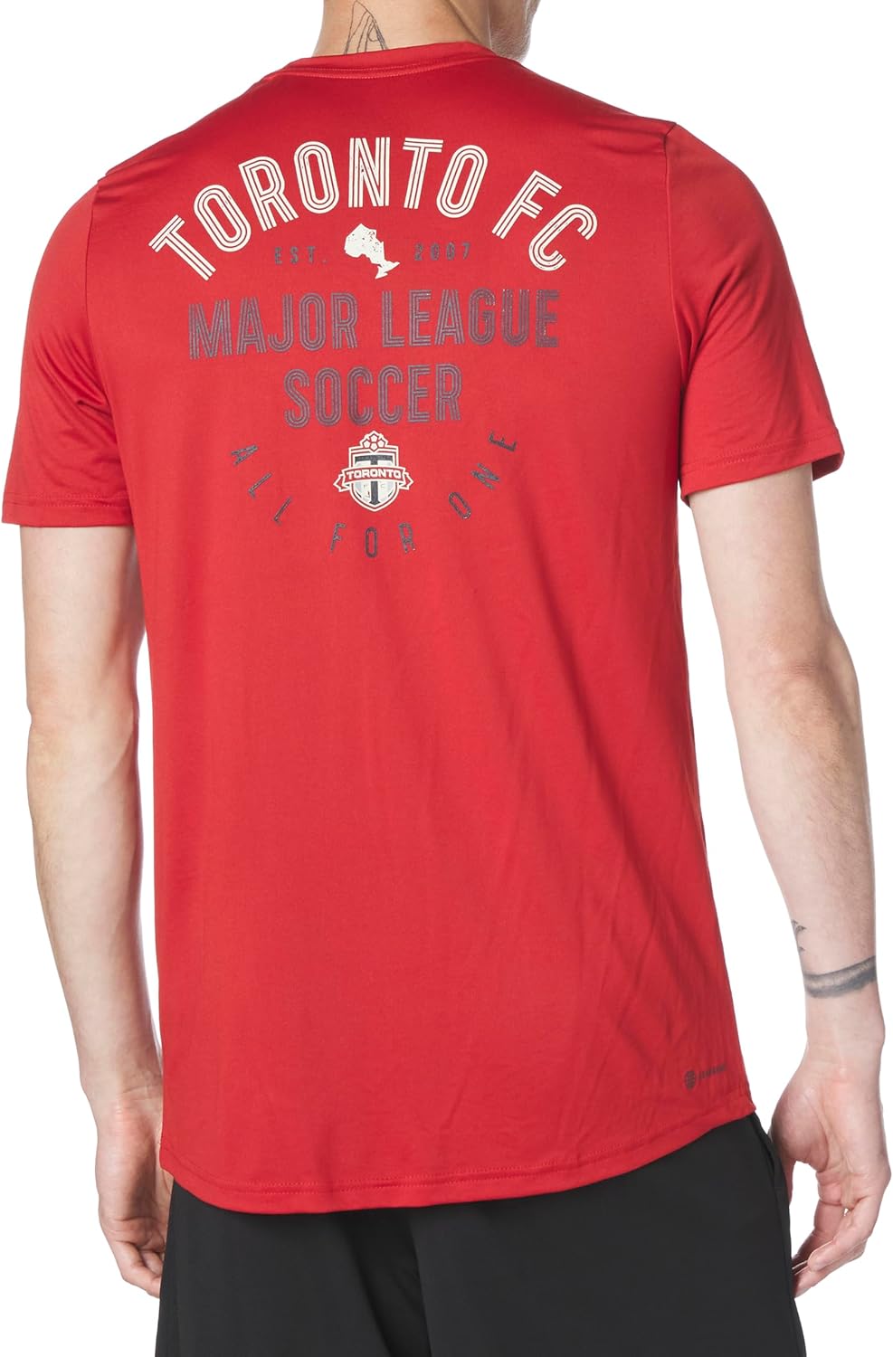 Adidas Mens Toronto Fc MLS Short Sleeve T-Shirt - Image 2