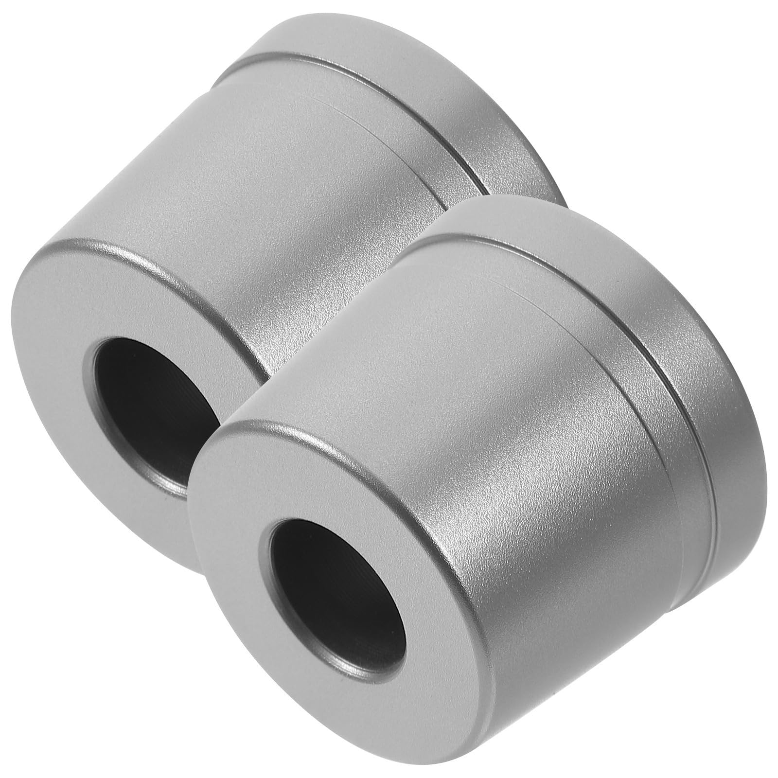 Operitacx 10 Pezzi Porta Rasoio di Sicurezza in Alluminio Nero, Base | Finitura Liscia senza Bave, Facile da Pulire, Supporto Leggero Base Antiscivolo per Bagno e Barberia