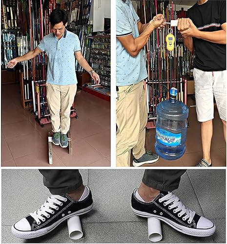 Miniatura 6 de Soporte para caña de pescar, paquete de 4 soportes para caña de pescar, soportes para caña de pescar para pesca bancaria, soporte de playa de PVC