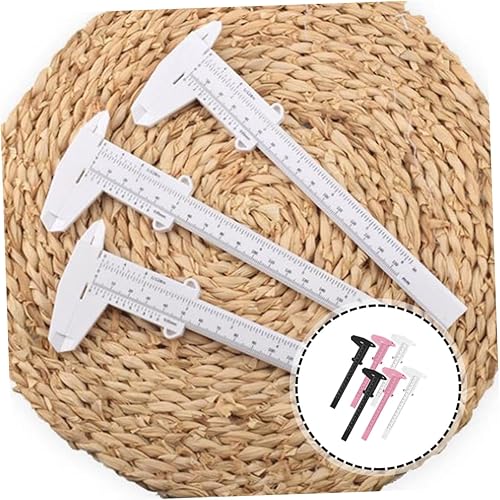 Miniatura 8 de Regla de medición 6 Uds. Herramientas de regla de localización de aftas para cejas, plantilla moldeadora de cejas, calibre deslizante, calibradores