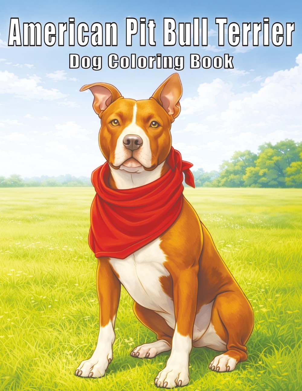 American Pit Bull Terrier: Strong and Loyal Dog Coloring Book Featuring Brave Pit Bulls, Playful Everyday Moments, and Heartwarming Companions for ... and Creativity (My Cute Dogs Collection)