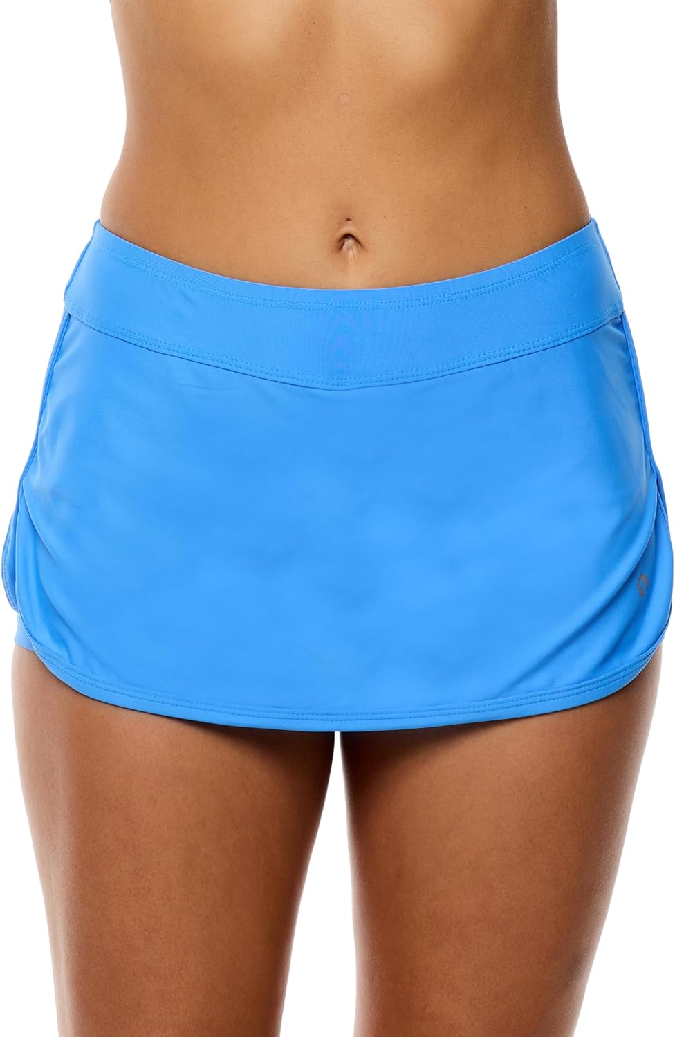 Next by Athena Womens Good Karma Lotus Skort Swimsuit Bottom