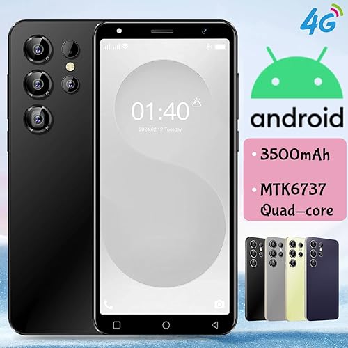 Miniatura 2 de Teléfono inteligente 4G de 2 GB y 16 GB, almacenamiento expandible de 128 GB, procesador MediaTek de 3500 mAh, batería de larga duración, doble SIM,