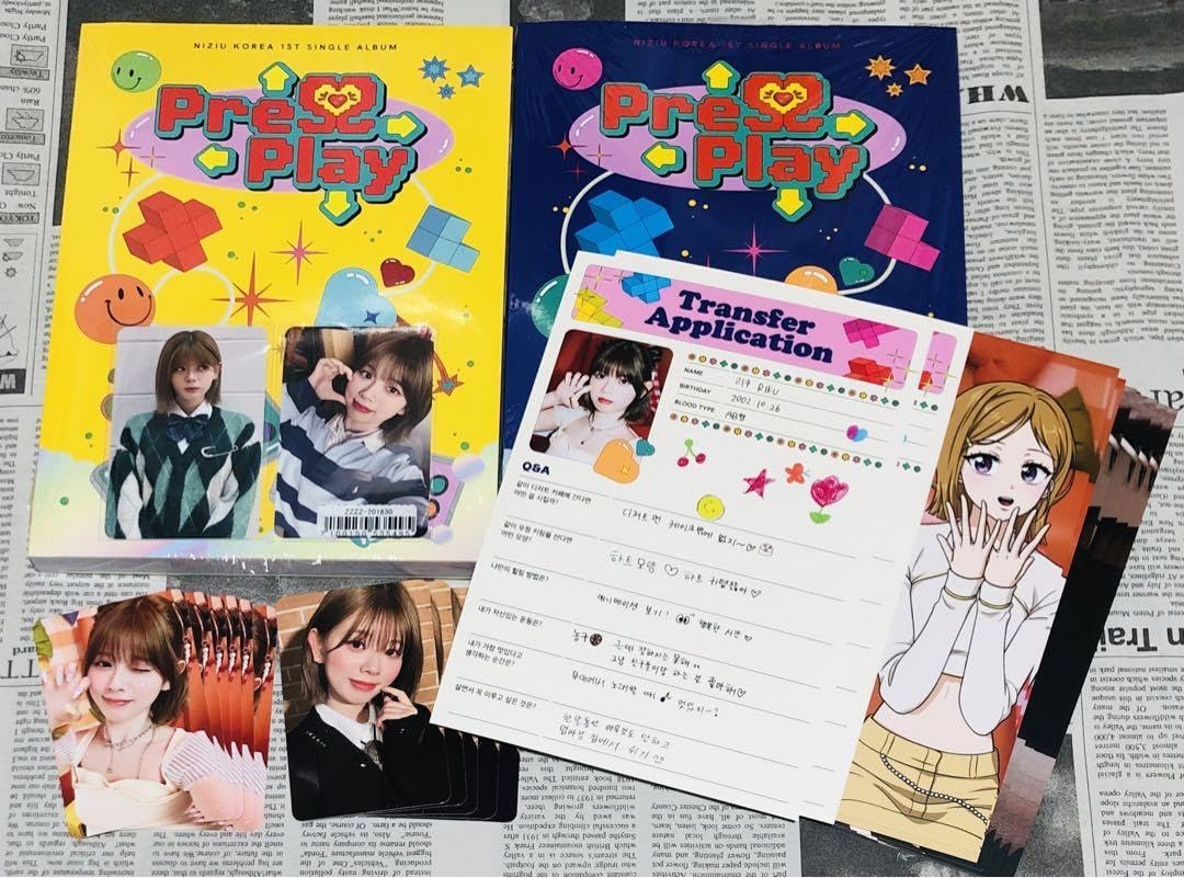 Amazon.co.jp: NiziU Press Play 店舗特典 封入 トレカ リク アルバム