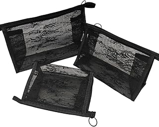 Pequeña bolsa de maquillaje negra, mini bolsa...