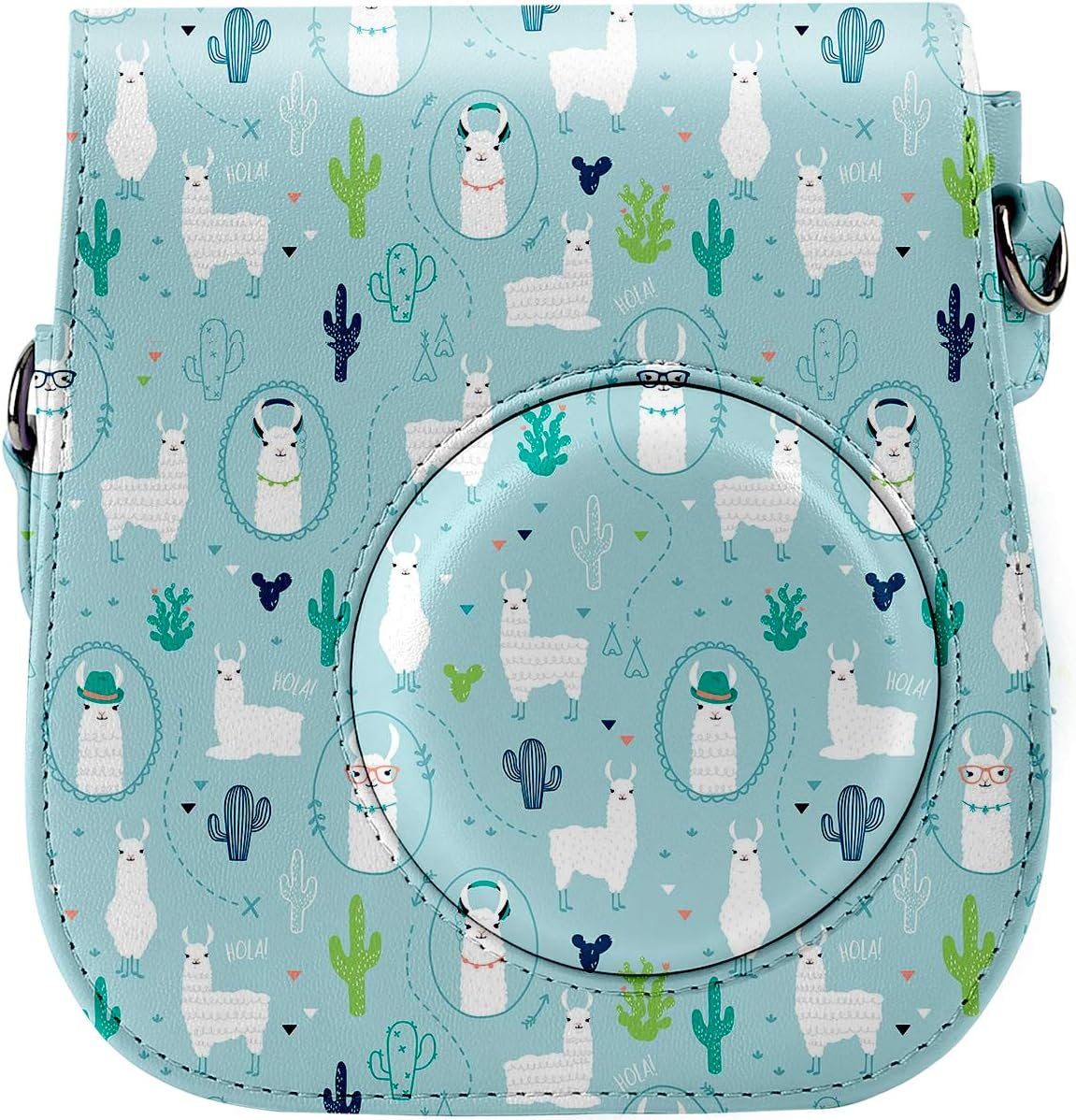 Katia Camera Case Compatible for Fujifilm for Instax Mini 11 Instant Film Camera with Adjustable Shoulder Strap - Alpaca