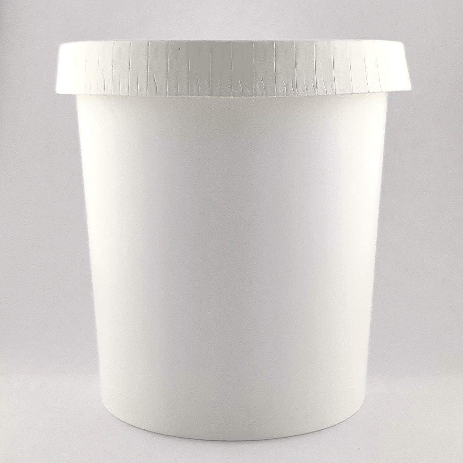 FOODLAB Disposable Paper Food Containers With Lids, 1100ml, Pack of 100