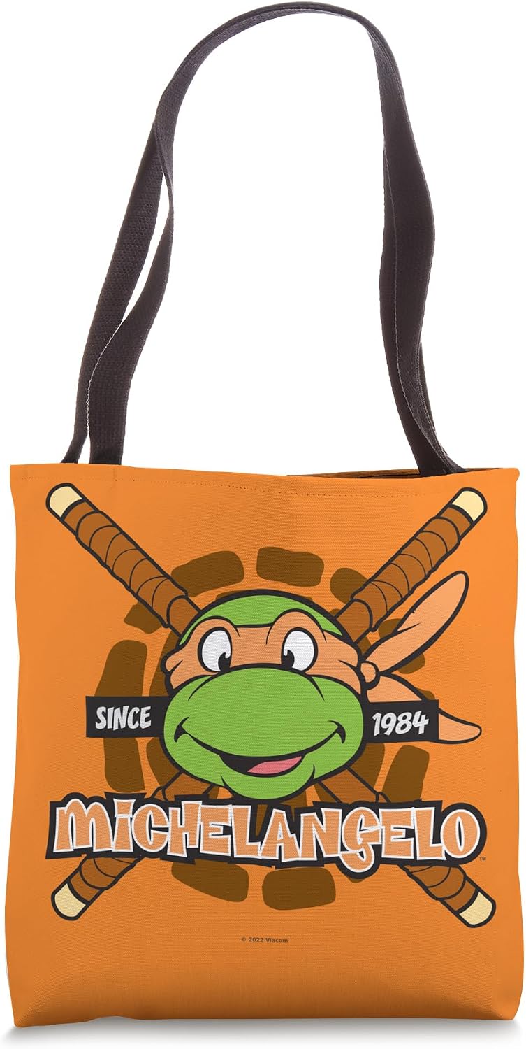 Teenage Mutant Ninja Turtles Michelangelo Since 1984 Tote Bag
