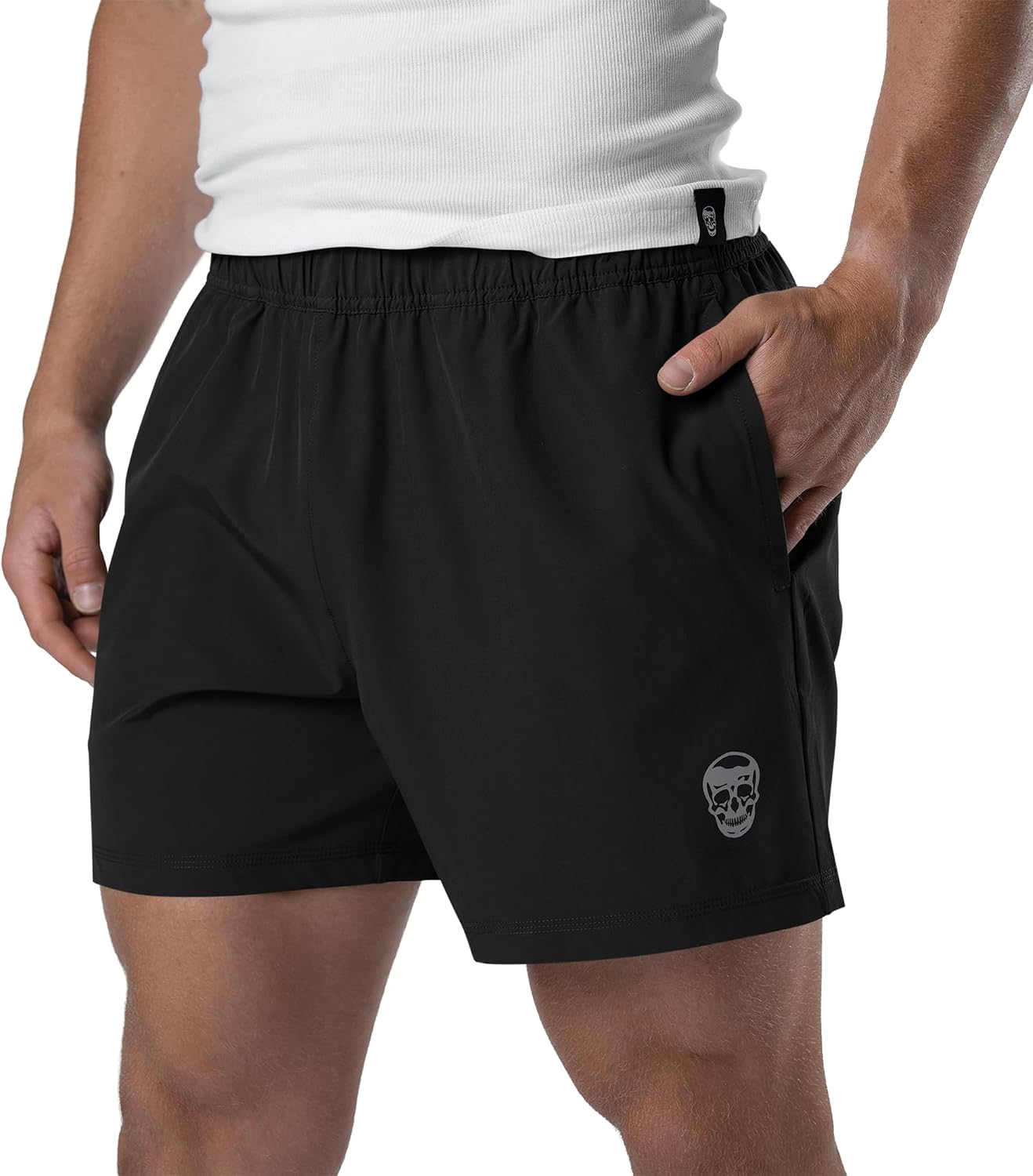 Gymreapers Conquer Mens Gym Shorts - Athletic Workout Training Shorts for Men, Quick Dry Stretch Pockets, Linerless 5" 7" 9"