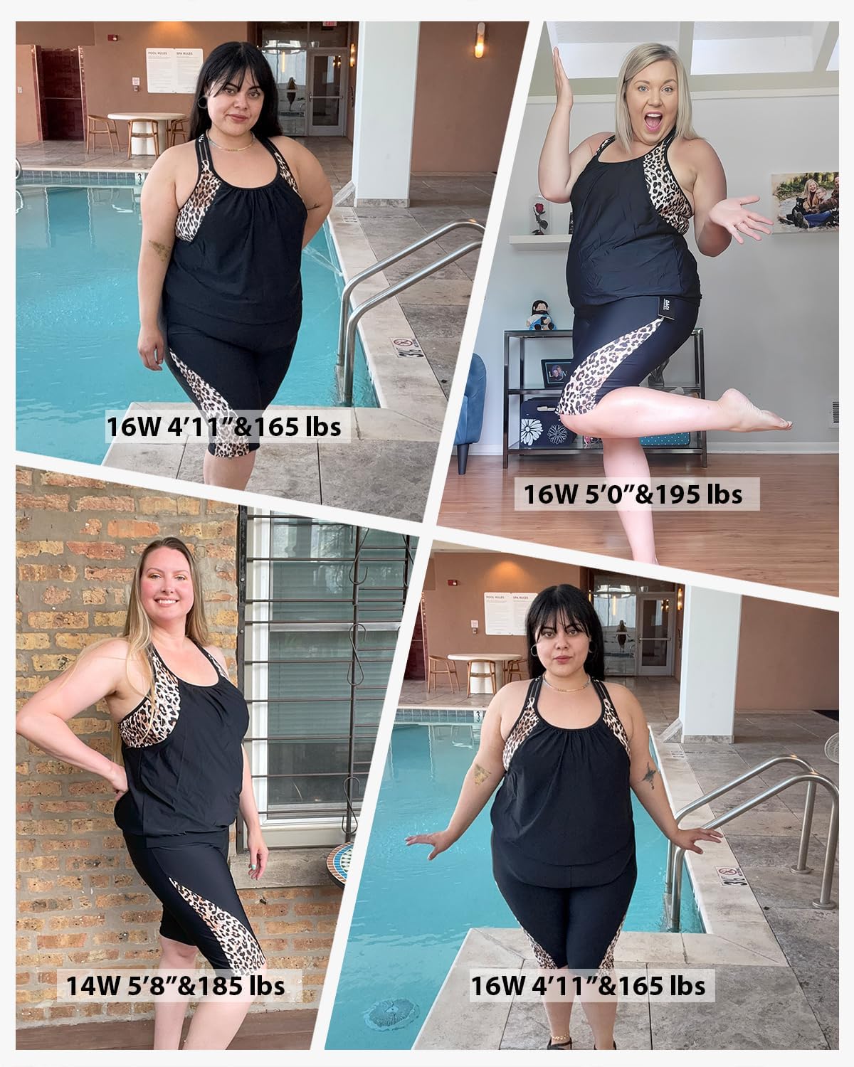 Daci Women Plus Size Tankini Swimsuit - Tummy Control 2 Piece Bathing Suit with High Waisted Capris Shorts 2025 Swimwear - Image 5