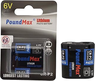 CRP2 6V PoundMax Lithium Power Photo Battery CR-P2 223 CR223 DL223