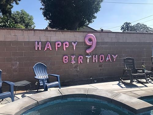 Vista 618 de Globos de números 0 de 40 pulgadas, globos negros de números para números 10, 20, 30, 40, 50, 60, 70, 80, 90, 100, globos de números 10, 20, 30, 40