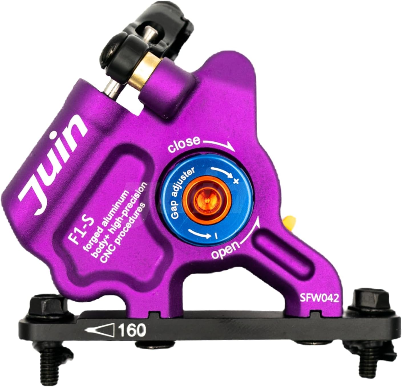 Juin F1S Hybrid Hydraulic Disc Brake Caliper, Mechanical