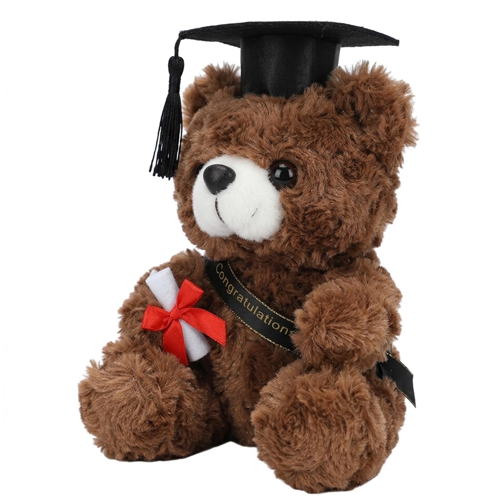 Graduation Teddy Bear, 18cm Thoughtful Graduation Gifts For Graduates With Scroll, Shoulder Strap, And Hat, Commemorative Graduation Presents For Celebration Activities, Graduation Teddy Bear 2026