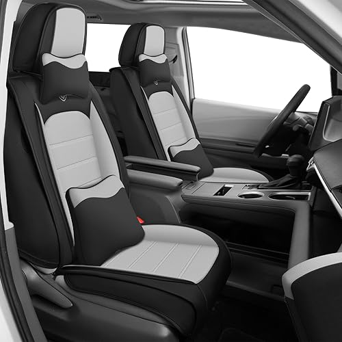 Miniatura 1 de JOJ Fundas de asiento de automóvil para Nissan Frontier 1998-2022, fundas de asiento de automóvil de 5 asientos, antideslizantes, impermeables,
