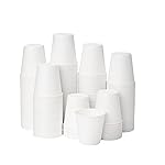 RACETOP 3 oz Paper Cups 600 count, Disposable Bathroom Mouthwash Cups, Small Snack Cups, Ideal for Bathroom, Home, Party