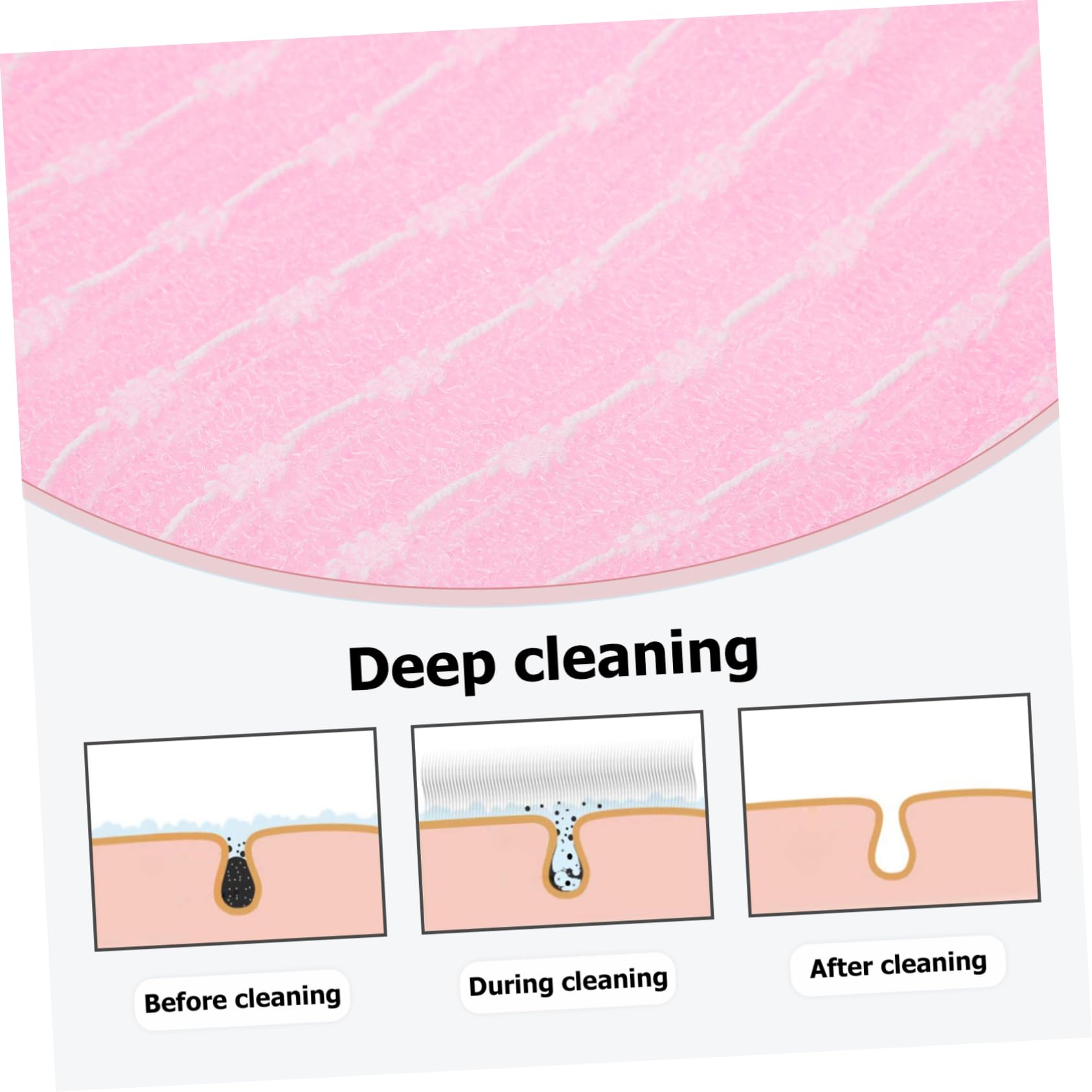 Beaupretty 2pcs Long Back Shower Towel Exfoliating Nylon Bath Scrubber for Men and Women Lightweight and Durable for Neck and Back Cleaning Blue and Pink