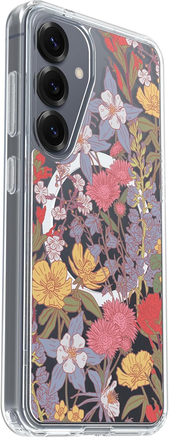 OtterBox Samsung Galaxy S25 Symmetry Series Clear Magnet Case - Wildflower