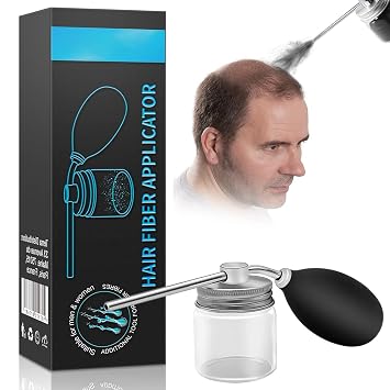One-Handed Hair Fiber Applicator Spray Bottle Nozzle for All Brands Fibers Not Included