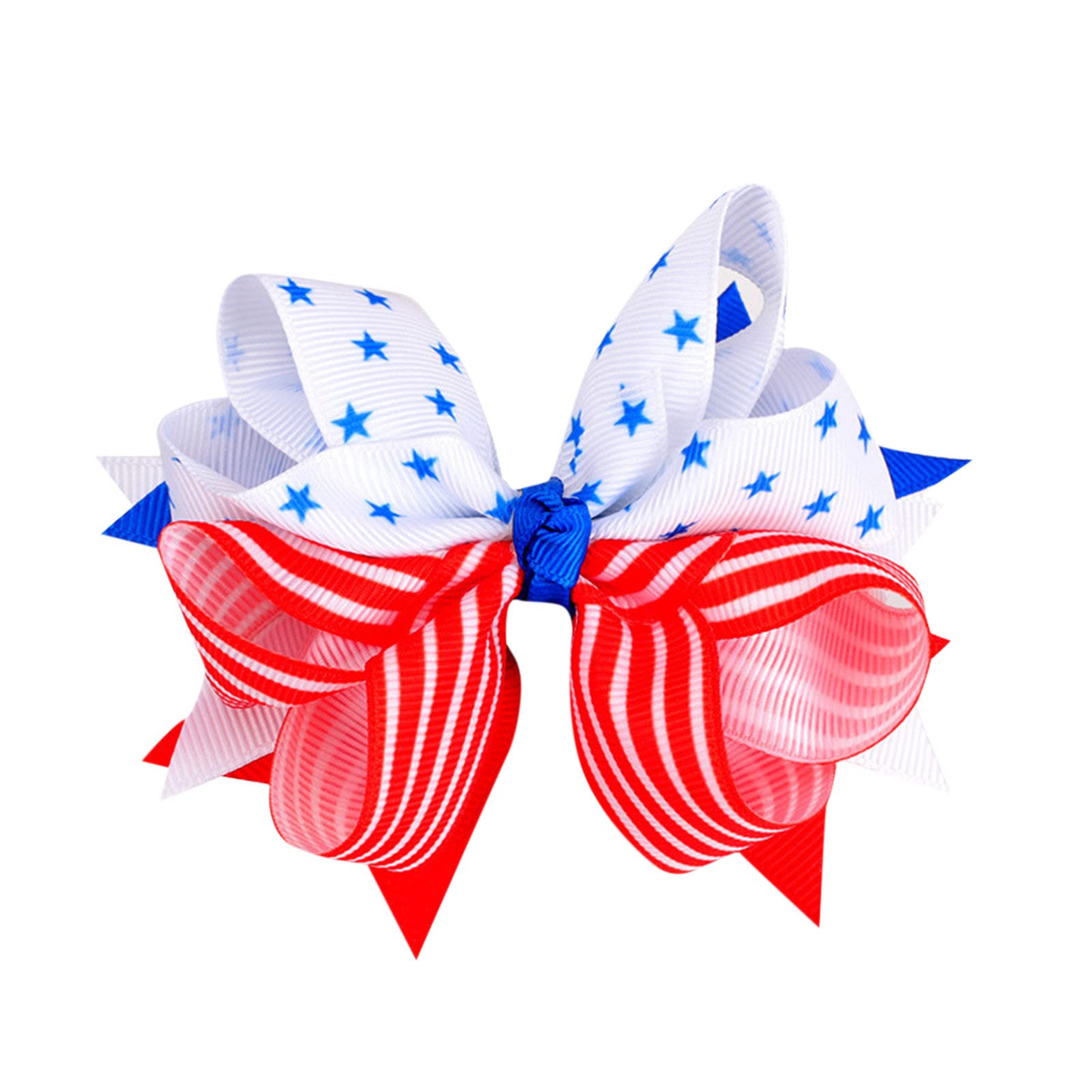 Pince à cheveux arc filles enfants barrette motif jour patriotique clip