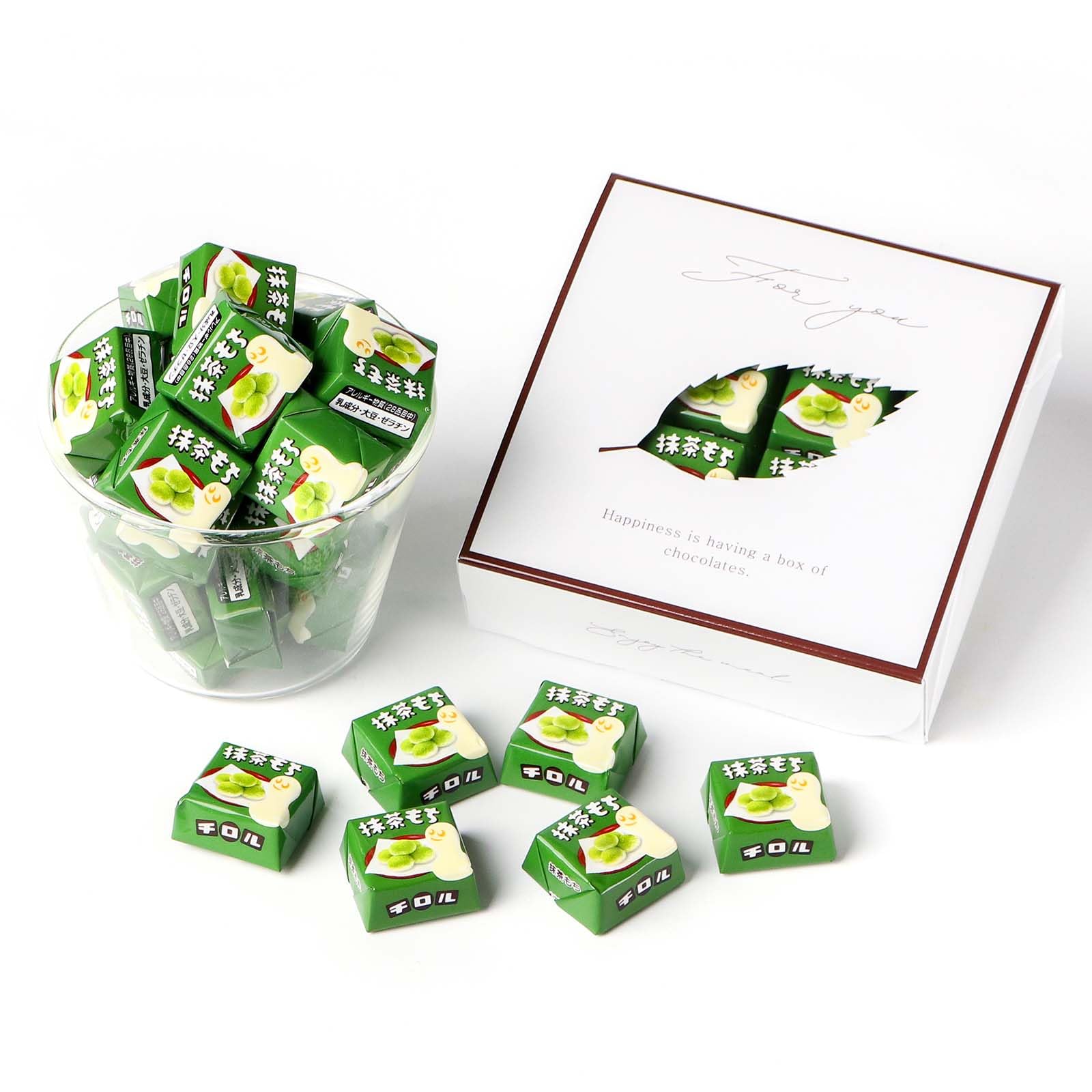 Amazon.co.jp: チロルチョコ 抹茶もち 32個 バラエティー ボックス