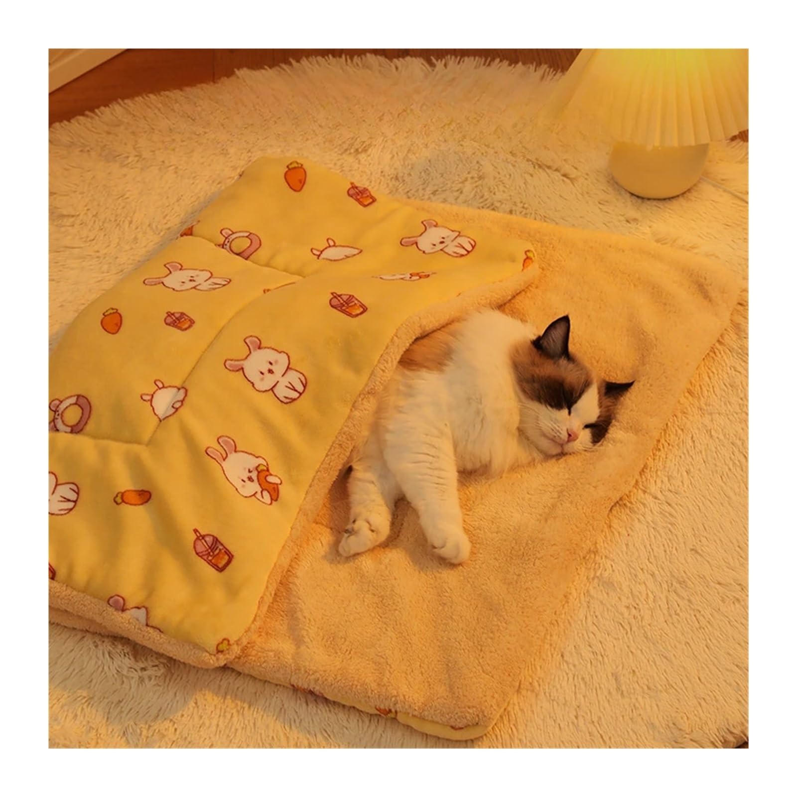 Pengchang Manta for Mascotas, Manta for Gatos, Manta for Perros, Manta cómoda for otoño e Invierno, Nido for Perros, Estera for Dormir, Estera Suave for Gatos Durante Todo el año