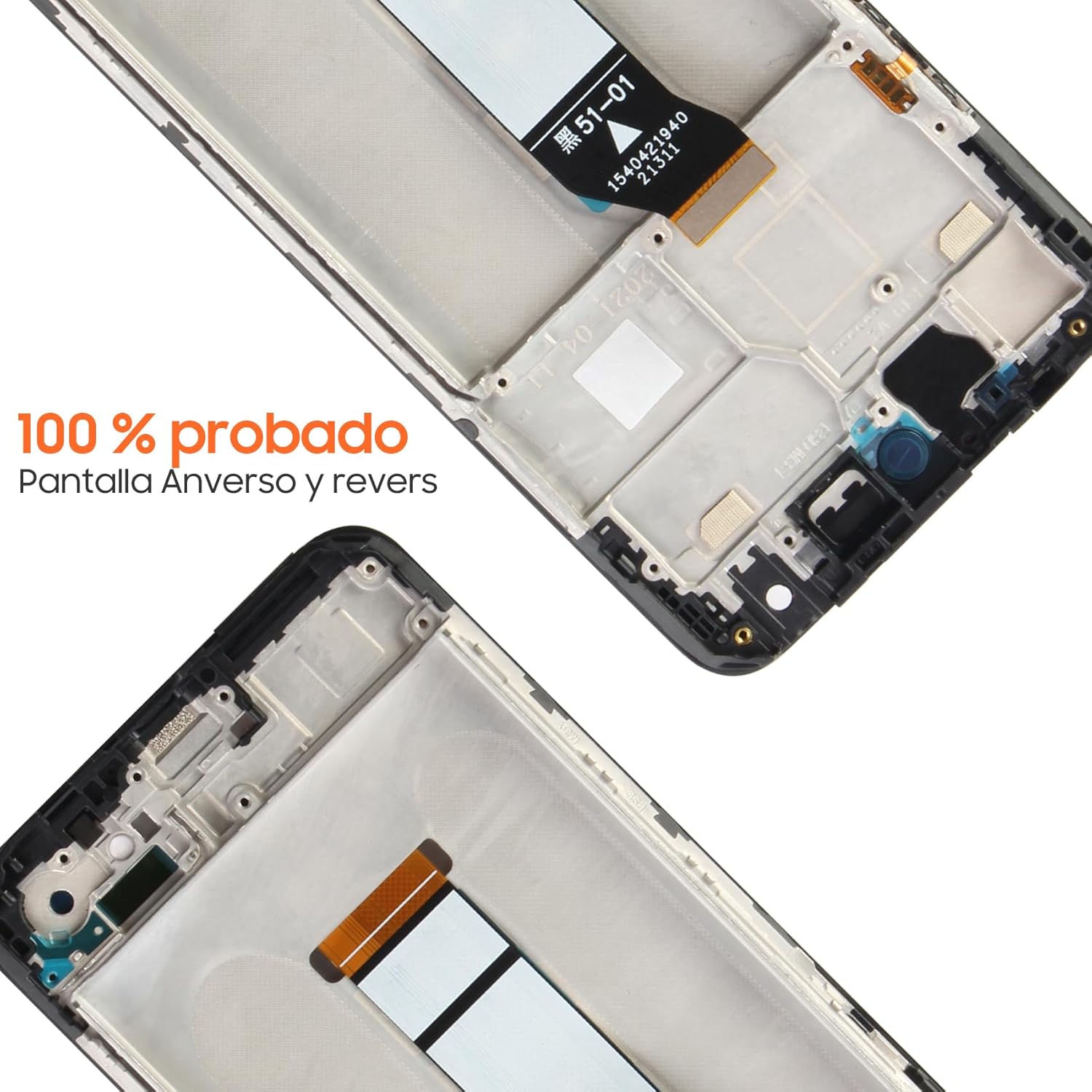 Screen for Xiaomi Redmi Note 10 5G Screen Replacement for Xiaomi Poco M3 Pro 5G LCD Screen for Redmi Note 10T 5G Touch Display Digitizer Assembly Repair Parts with Frame（Not Fit Note 10 Pro/Note 10）