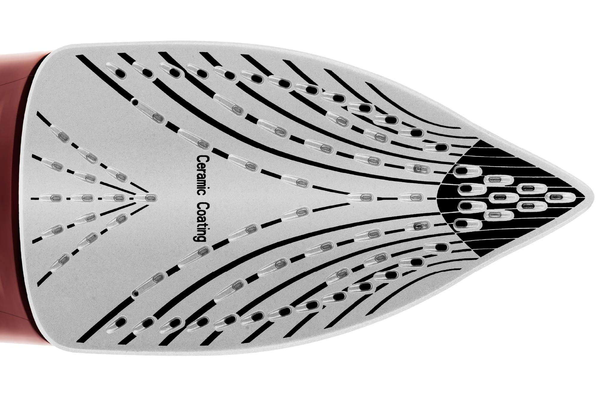 Teesa Żelazko Parowe Slide Precision 3000 W Prasowanie w Pionie i na Sucho Spryskiwacz Automatyczne Wyłączanie Czerwono-biało-szare TSA2011