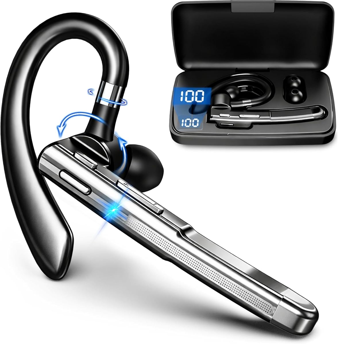 Bluetooth Headset V6.1 Single-Ear