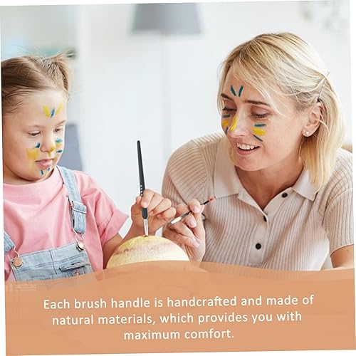 Miniatura 5 de Juego de 3 pinceles de pintura en miniatura, arte en miniatura, pintura fina, línea de pintura acrílica, pincel de dibujo, herramientas de pintura