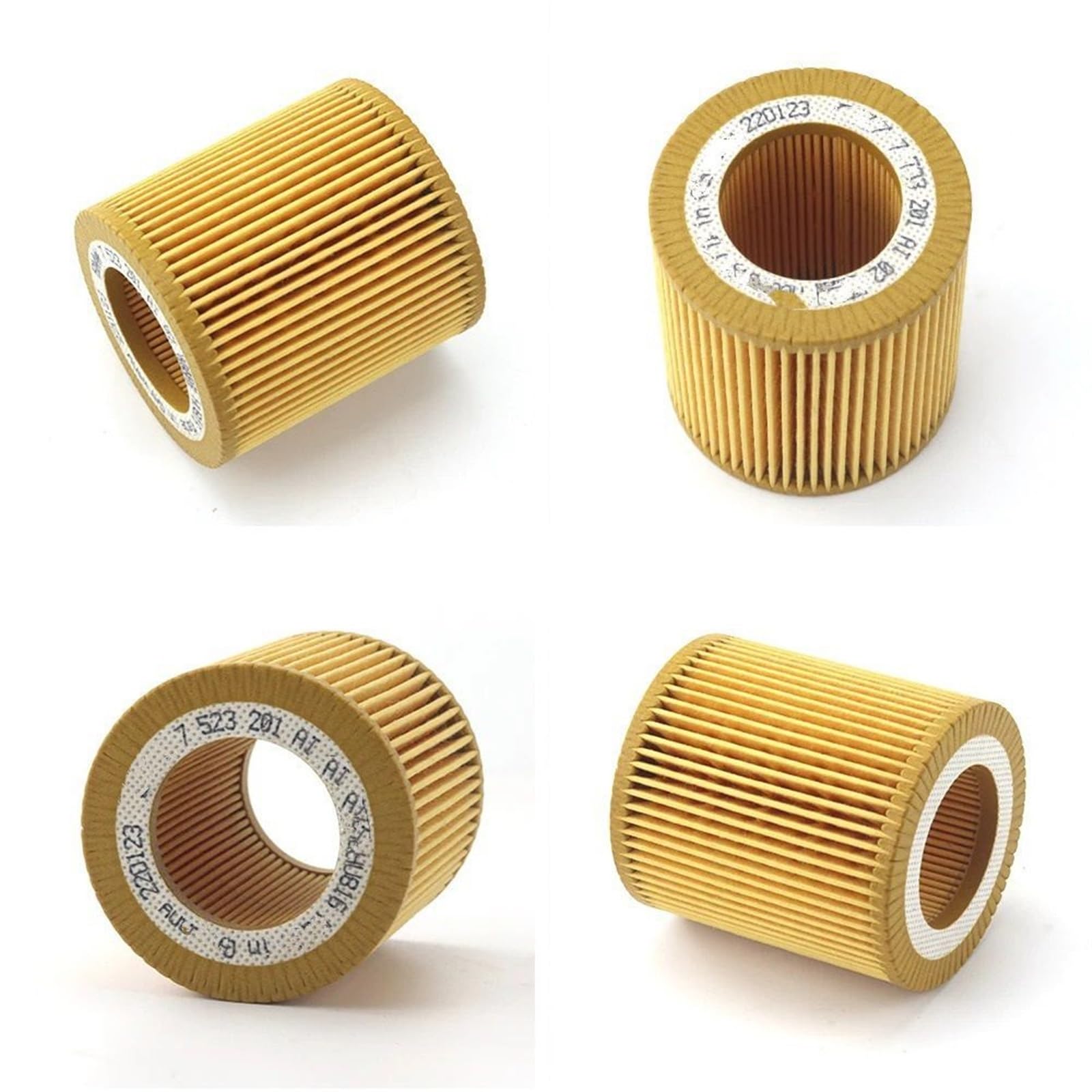 MOTOHIRO Filtro de Aceite de Coche OEM 11427640862 11427953125 Filtro de Aceite 11428683204 11427566327 4PCS 8PCS 10CS Filtros de Aceite para vehículos (Size : 4PCS)