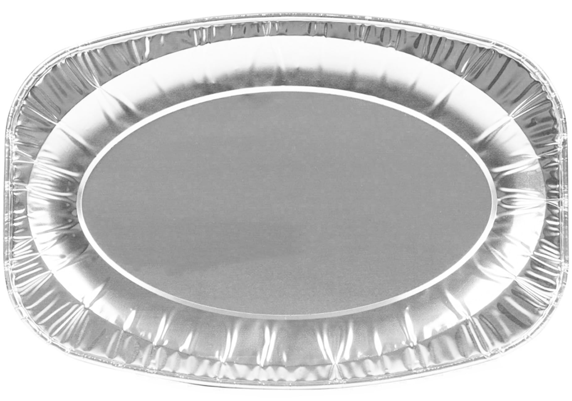 Foil Platter Premium Aluminium Parties Buffets Home Office Catering Freezer Microware Oven (17")