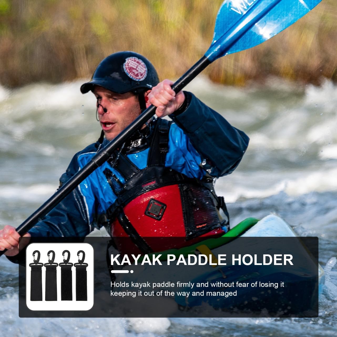 BESPORTBLE Kayak Paddle Rack Canoe Kayak Replacement Parts Kayak Leash Paddles Kit Kayak Paddle Grips Plug Paddle