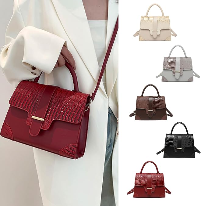 Creative Small Shoulder Bag for Women PU Leather Crossbody Purse Casual Handbag for Versatility and Effortless Styles Purse for Women