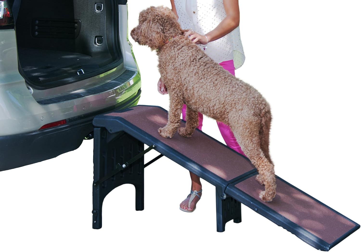 Pet Gear Free Standing Pet Ramp for Cats and Dogs, No Assembly Required, Easy Fold for Storage or Travel, Portable, Available in 6 Models