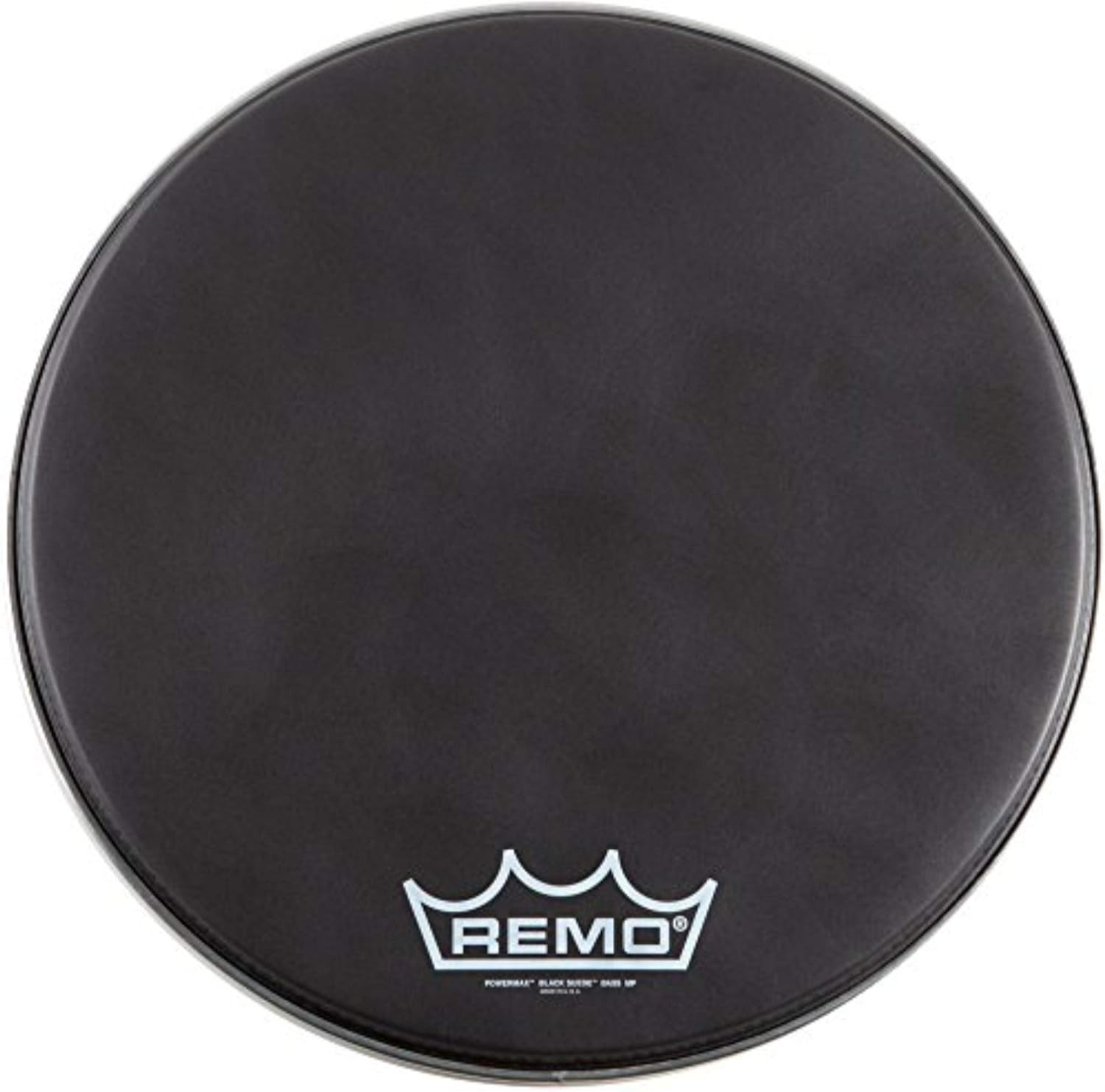 Remo Powermax Black Suede™ Crimplock Bass Drumhead, 22"