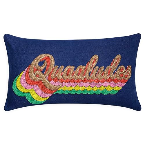 Jonathan Adler - Throw Pillow - Beaded Quaaludes