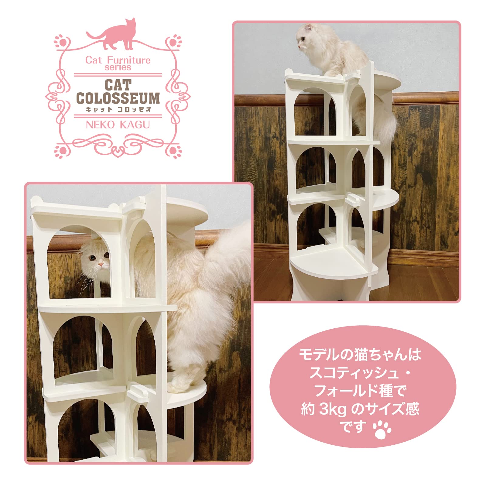 Amazon | 【日本製キャットタワー】キャットファニチャーシリーズ ビス 
