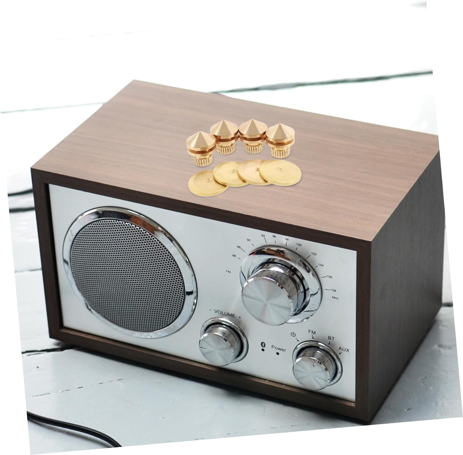 4pcs Spring Speaker Isolation Feet Audio Isolation Feet for Speakers Easy Install