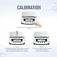 Vista 4 de Báscula de laboratorio 0.00 oz × 176.37 oz Balanza de precisión Balanza analítica Escala de laboratorio 0.00 oz Precisión Joyería Escala digital
