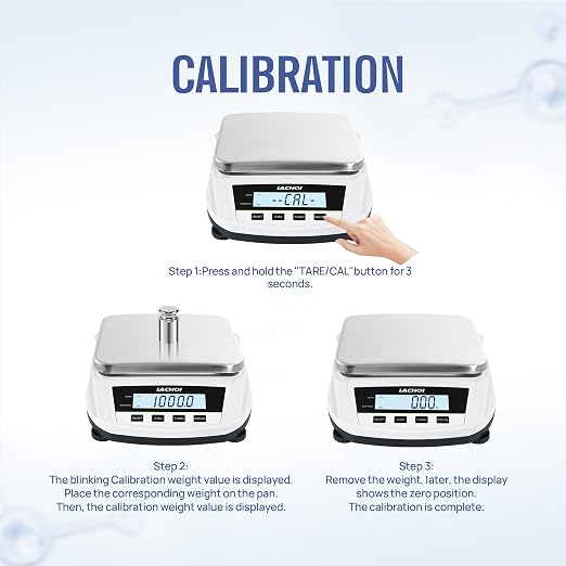 Balanza de Laboratorio LACHOI 5000g/0.01g Precisión LCD miniatura 4