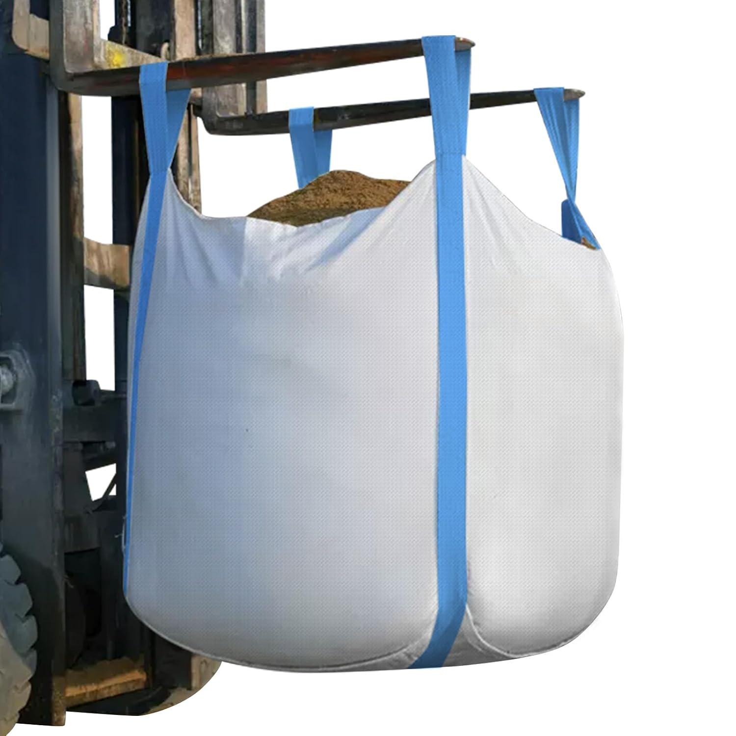 10 Pack FIBC Bulk Bag, 1.5 Ton Bag, 35"L x 35"W x 43"H, 3300lbs SWL, Duffle Top Flat Bottom, Heavy Duty Bulk Bags for Indu... - Review, Price and Buying Guide