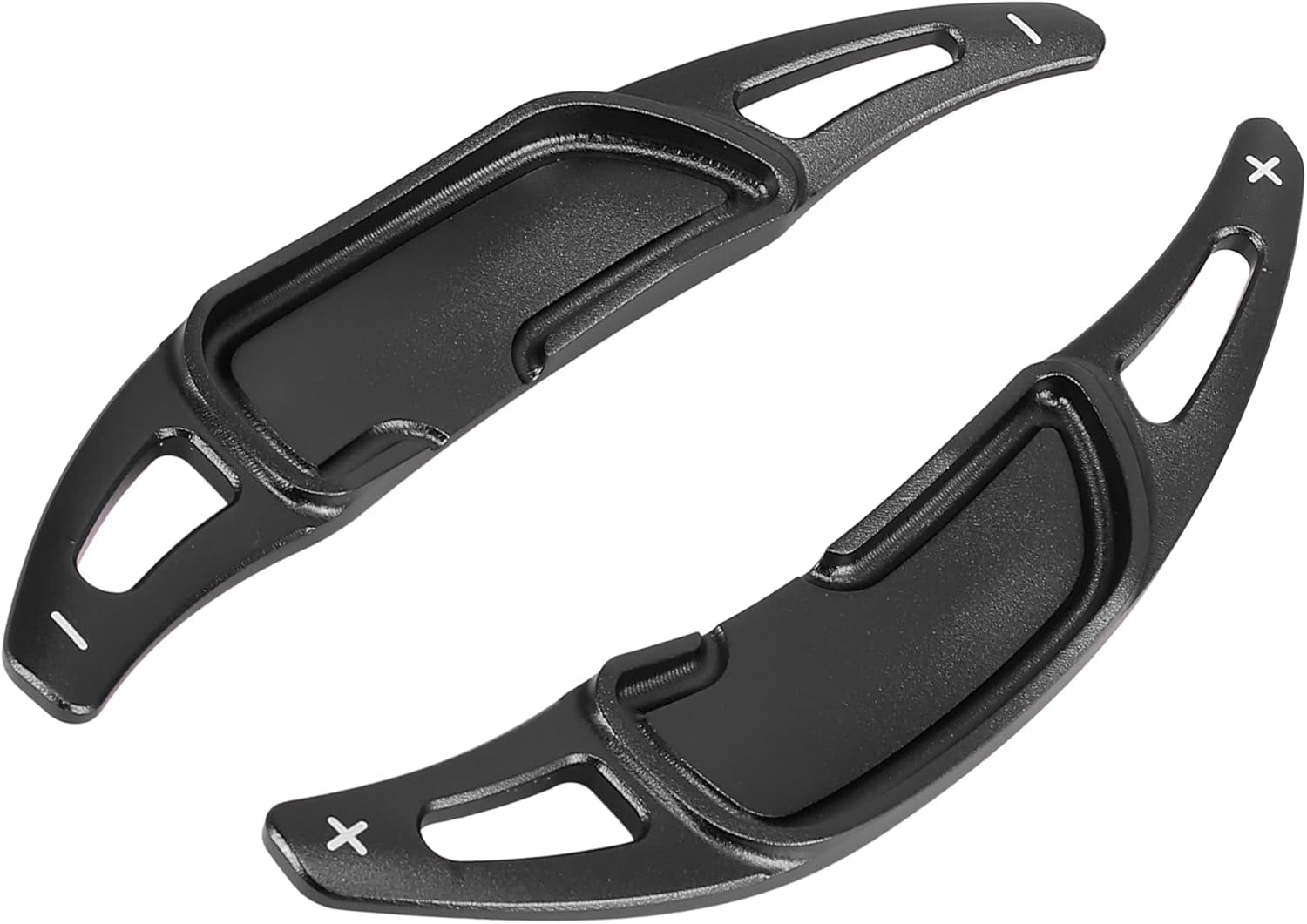 Motoforti Steering Wheel Shift Paddle Shifter Extension Cover,for Mercedes-Benz AMG GT 2017-2019,Aluminum Alloy,Silver Tone,2pcs