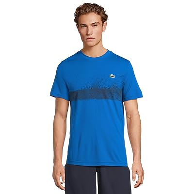 Lacoste Short Sleeve Novak Fan Collection Tech Pique T shirt Men