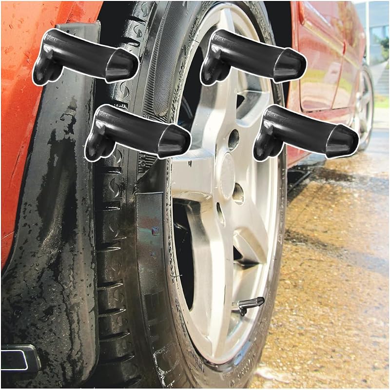 4PCS Prank Pencil Tire Valve Stem Caps for Car, Pr